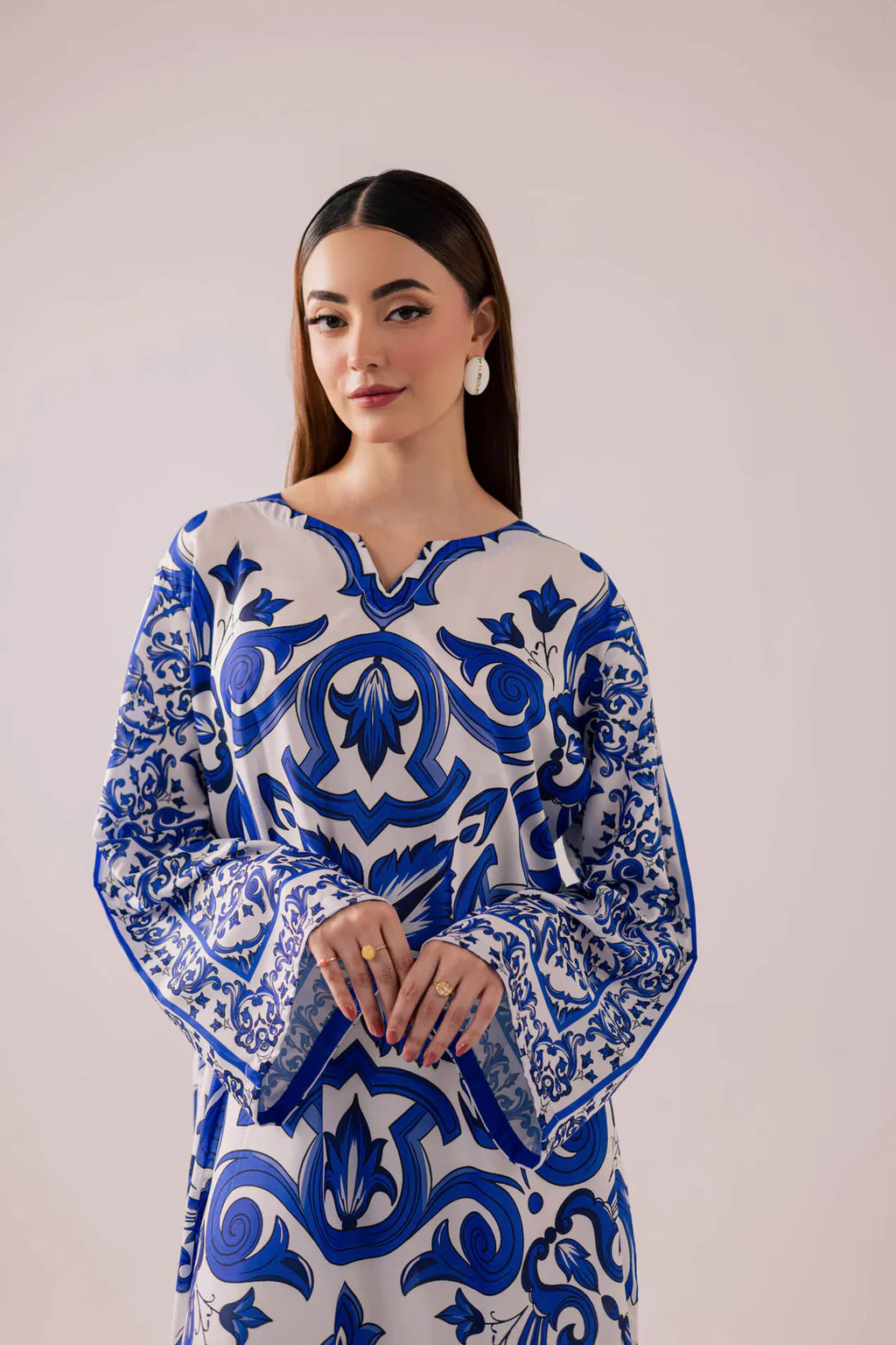 2PC Blue Kaftan