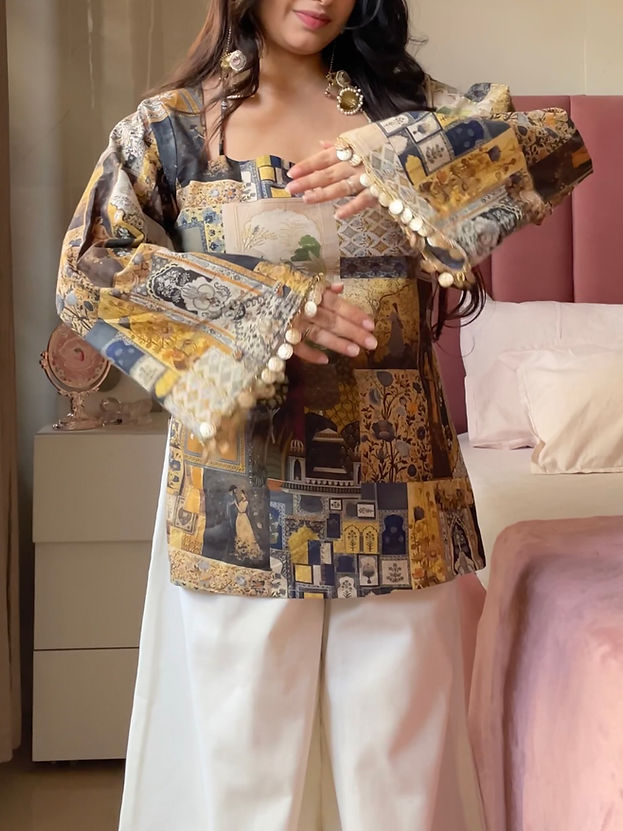 2pcFloral Kurta Set