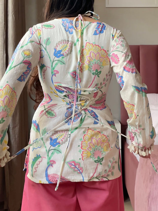 2pcFloral Kurta Set
