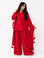 3PC - Ruby Kurta Set