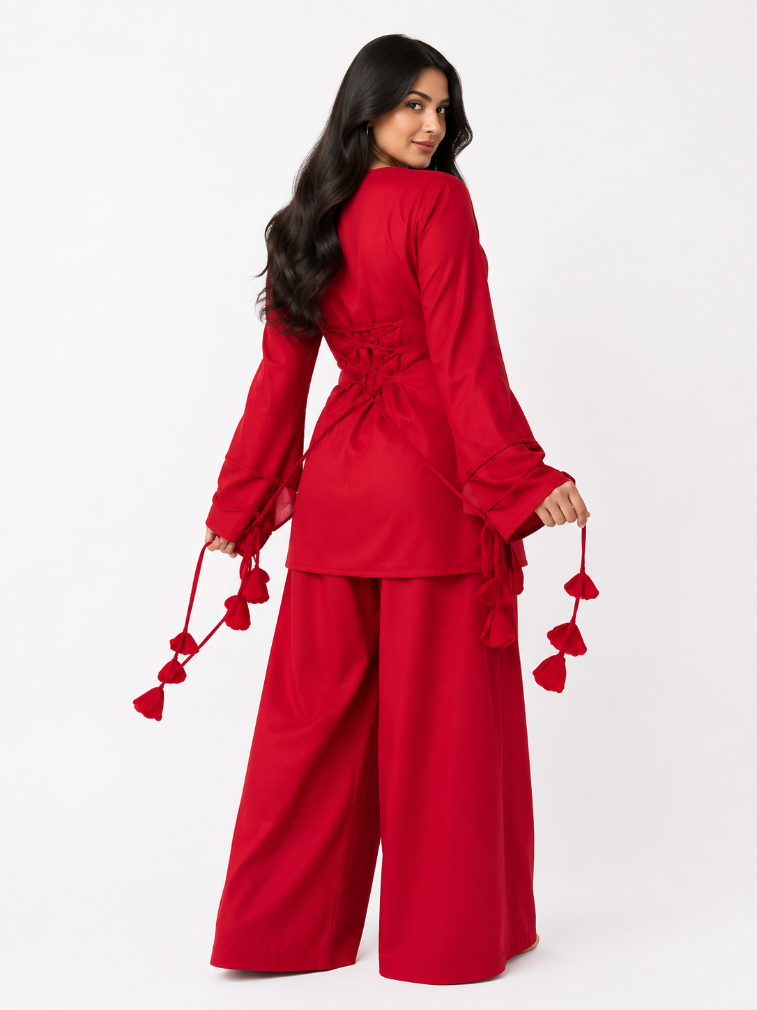 3PC - Ruby Kurta Set