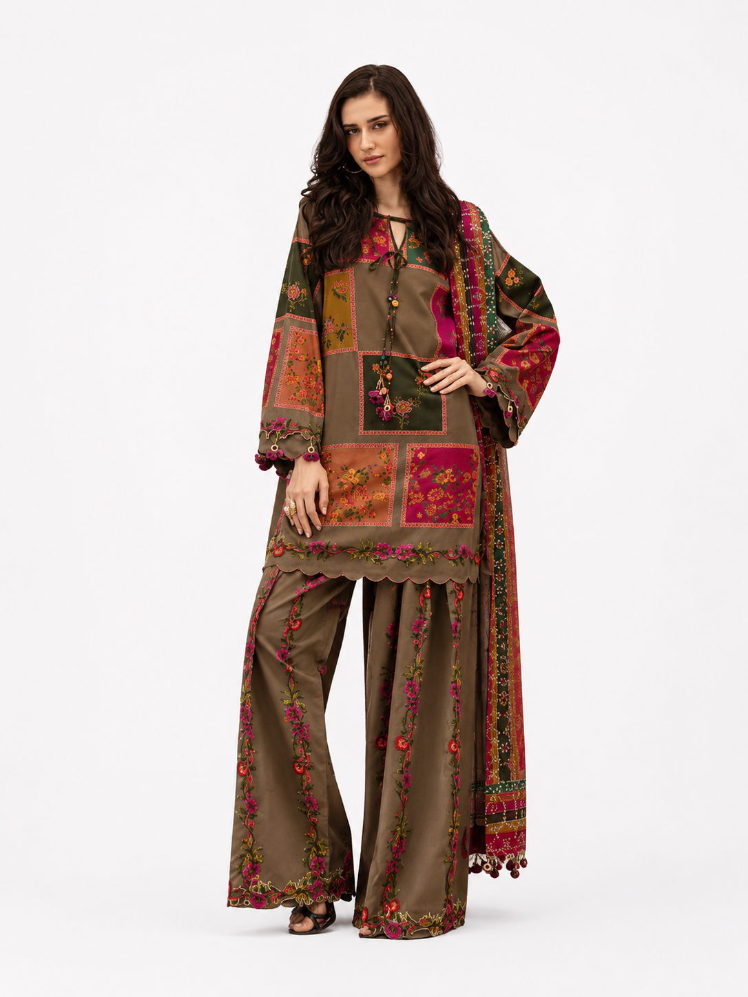 Maheen 2PC – Printed Lawn Kurta Set