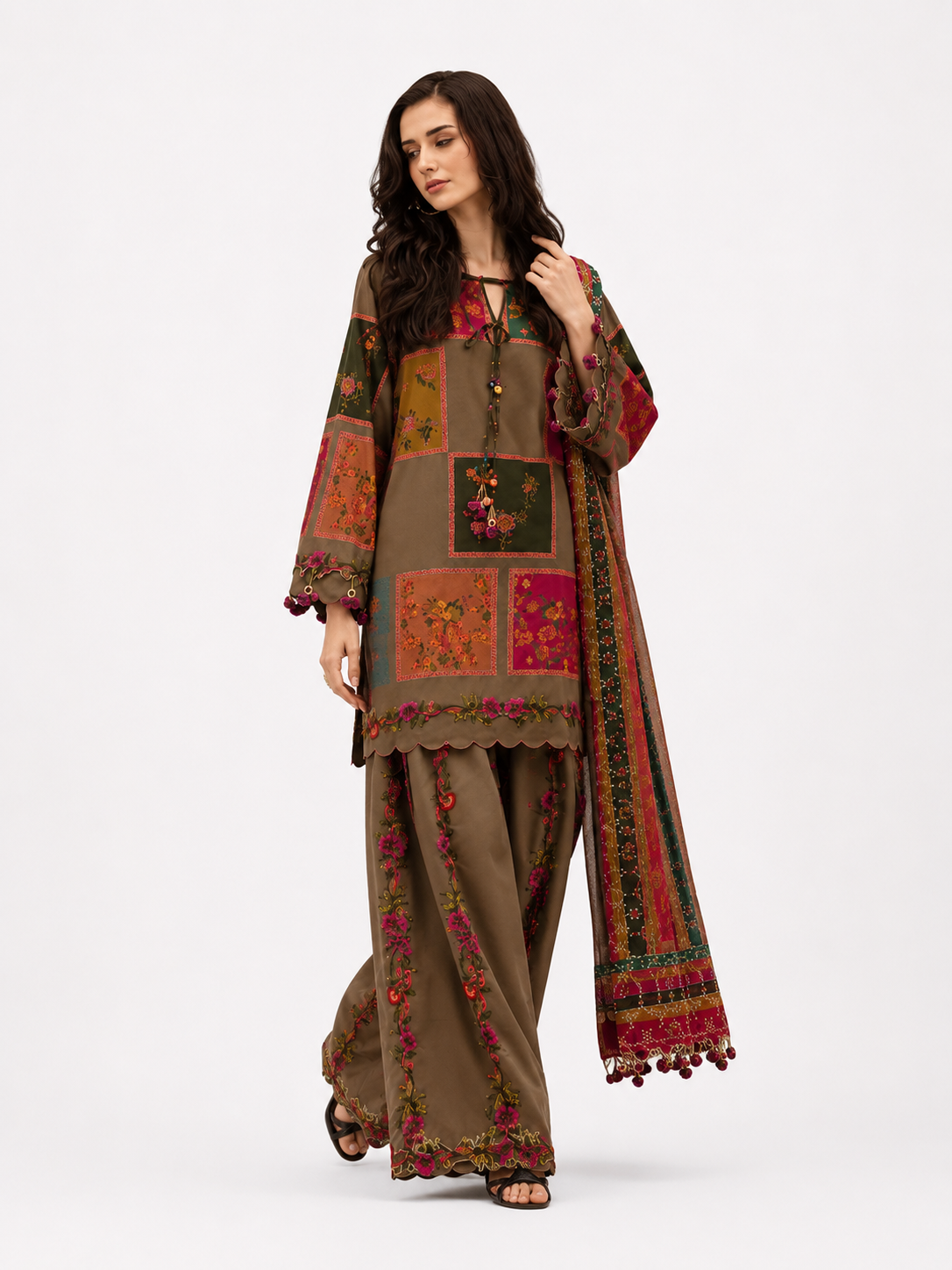 Maheen 2PC – Printed Lawn Kurta Set