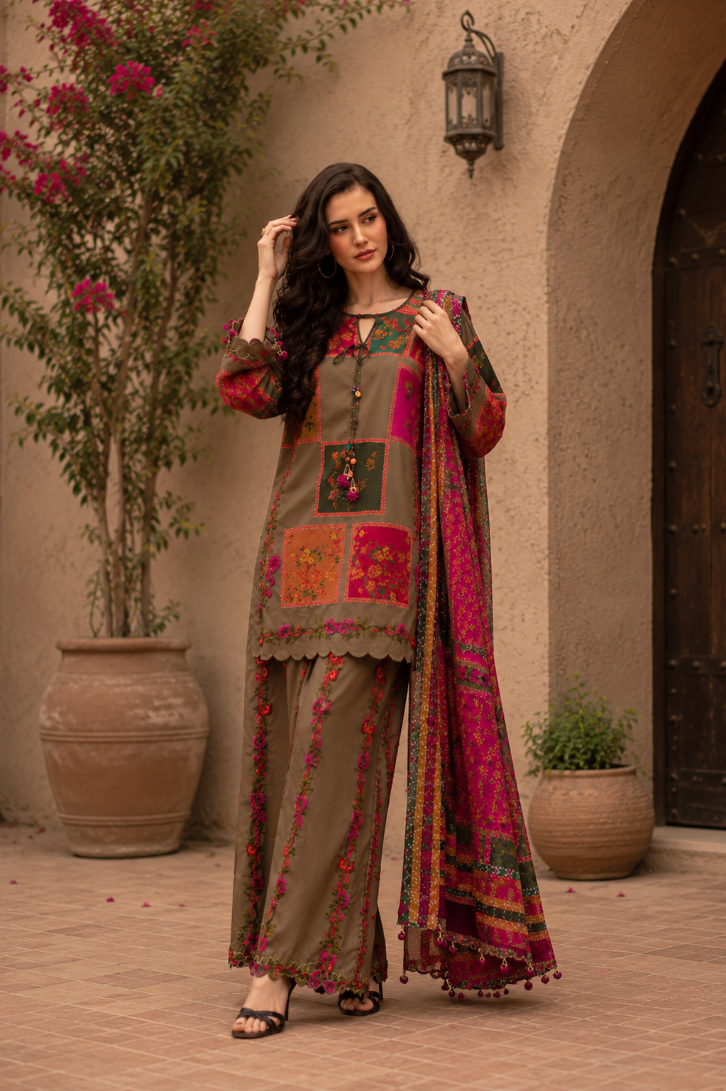 Maheen 2PC – Printed Lawn Kurta Set