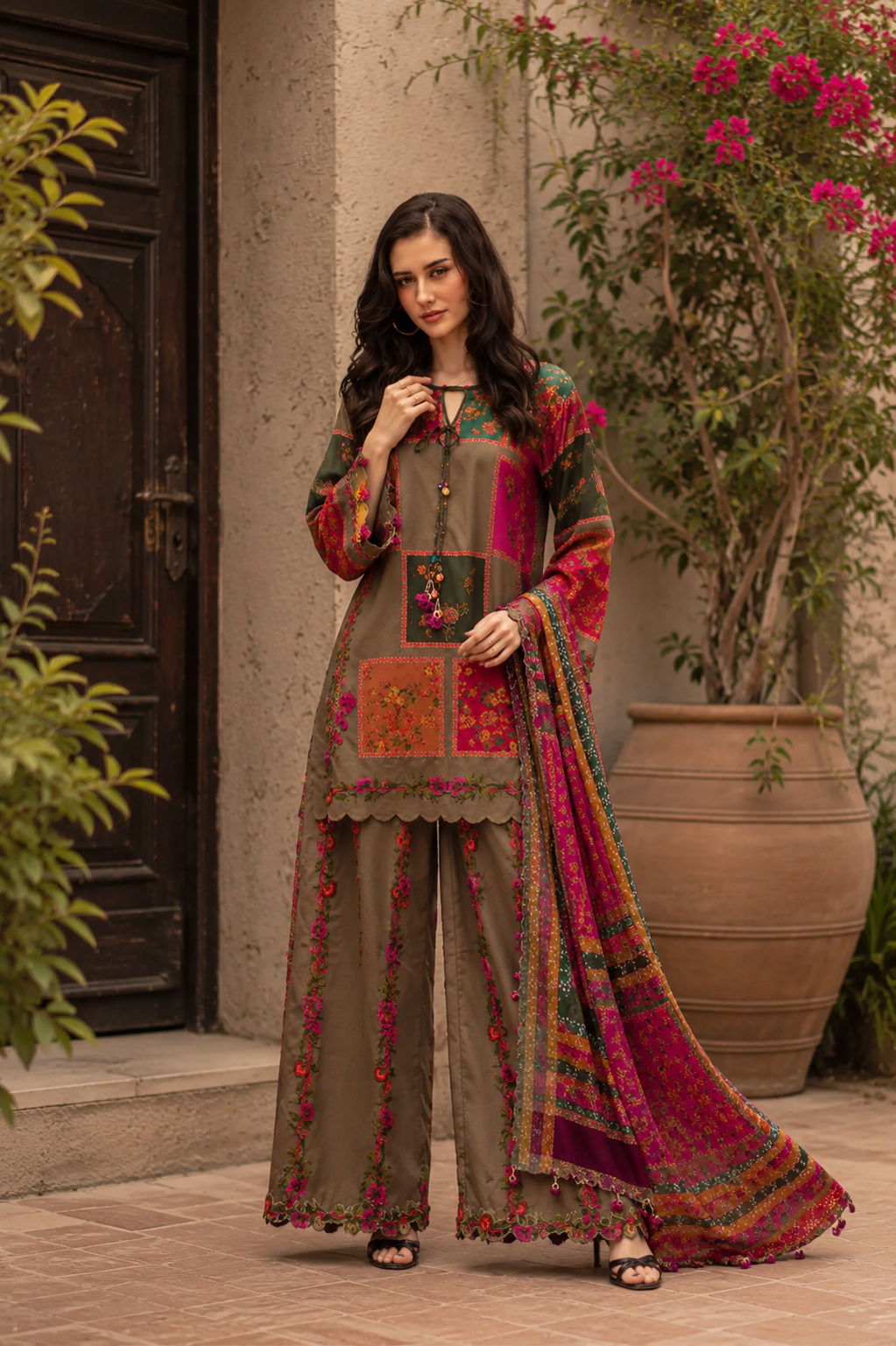 Maheen 2PC – Printed Lawn Kurta Set