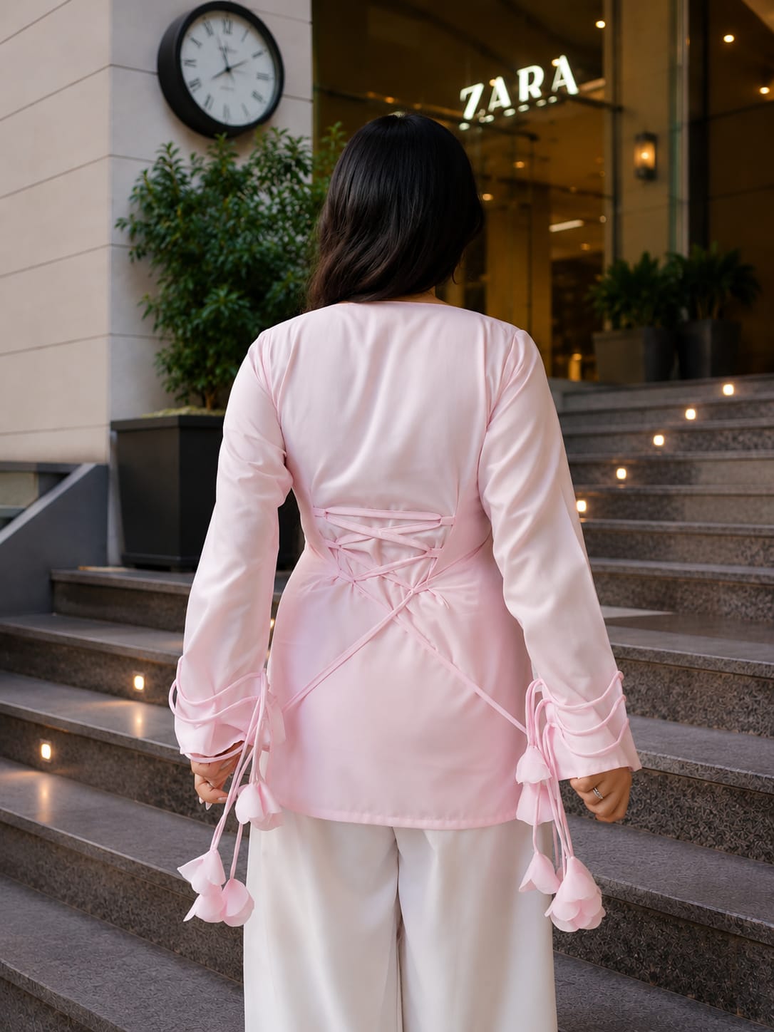 2PC- Baby Pink Kurta Set