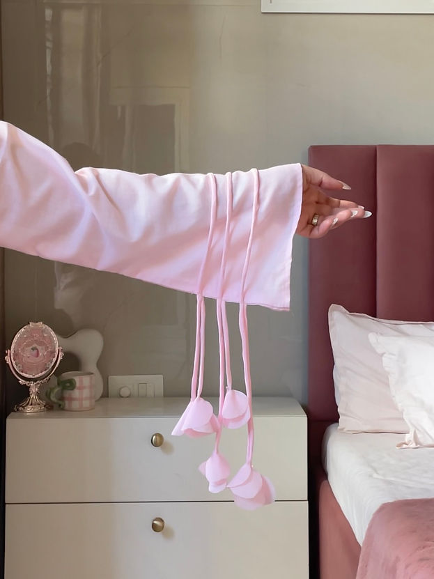 Baby Pink - Tassel 3 Piece Set