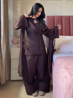 Brown - Tassel 3 Piece Set